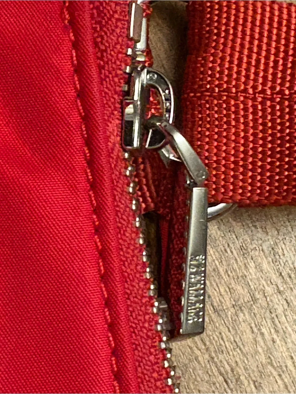 MZ Wallace Red Nylon Crossbody Messenger Bag